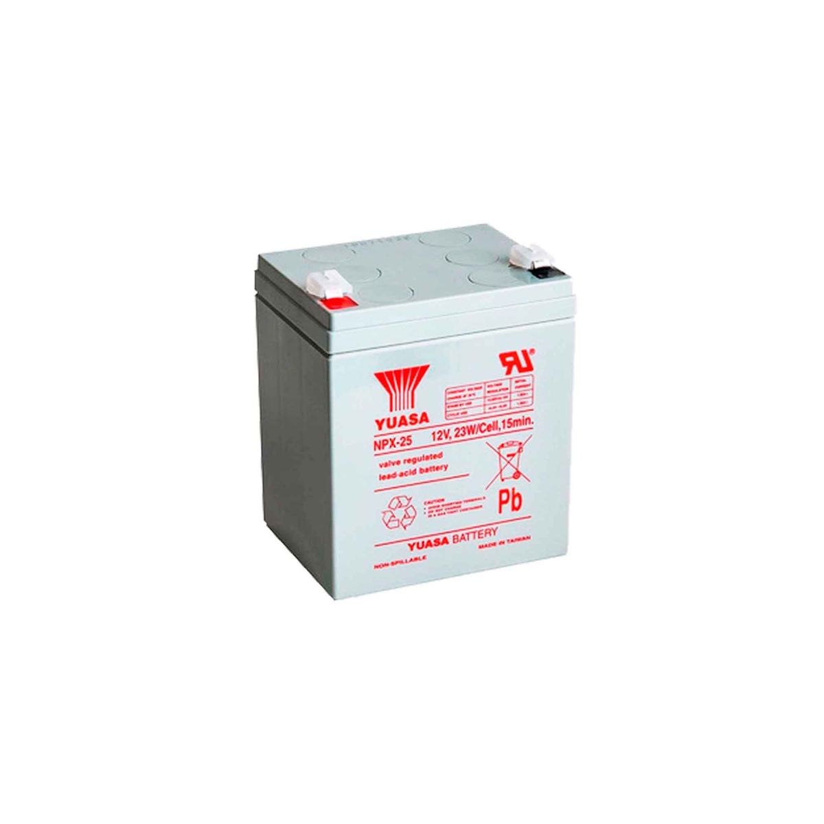 GENERICO - Batería 12V 5AH Yuasa NPX-25