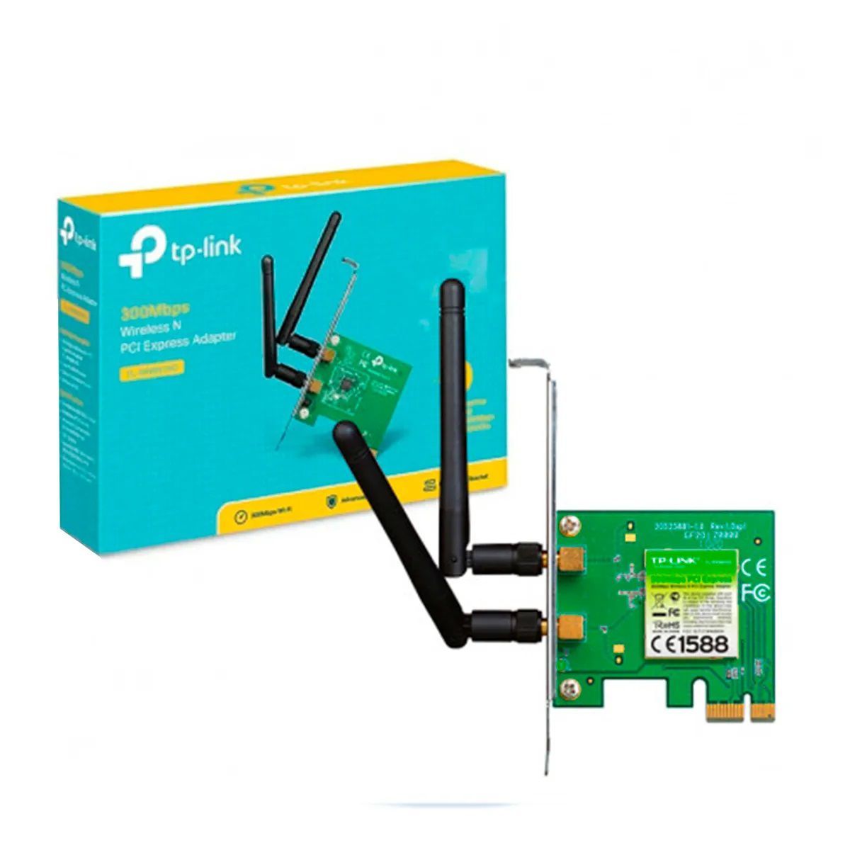 TP LINK - Tarjeta De Red Inalambrica Tp-link Tl-wn881nd 2 Antenas