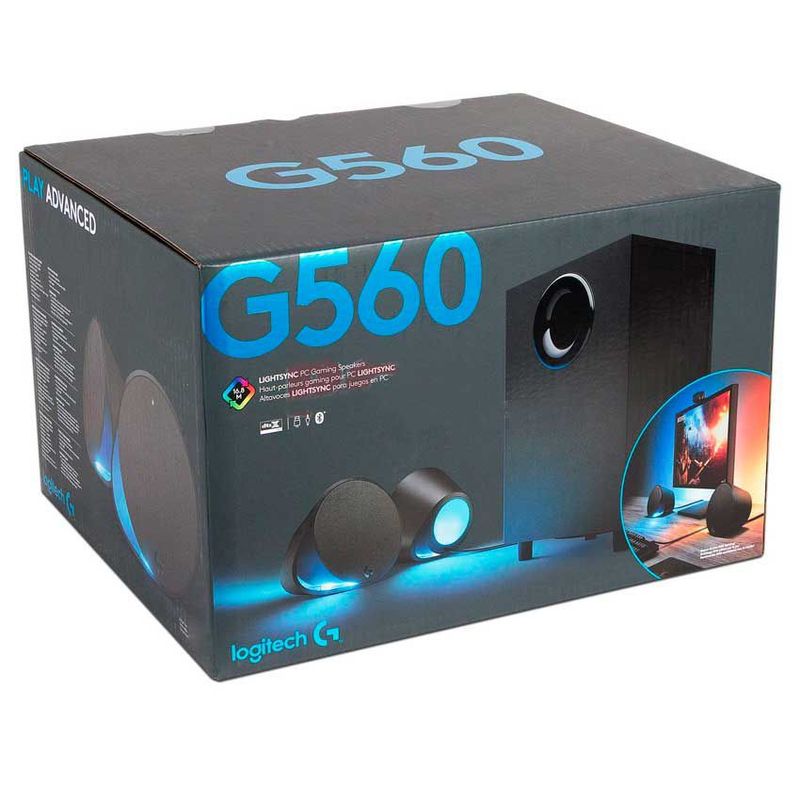 LOGITECH - Parlantes Logitech G560 Lightsync Iluminación Rgb Audio 7.1
