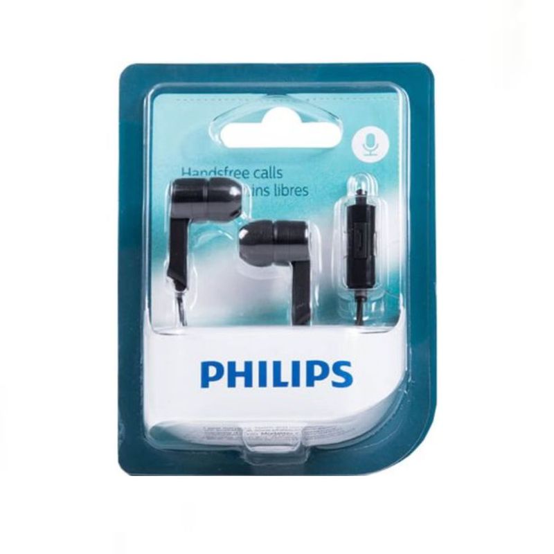 PHILIPS - Audífonos in ear con micrófono Philips SHE1405 Conector 35mm - Negro.