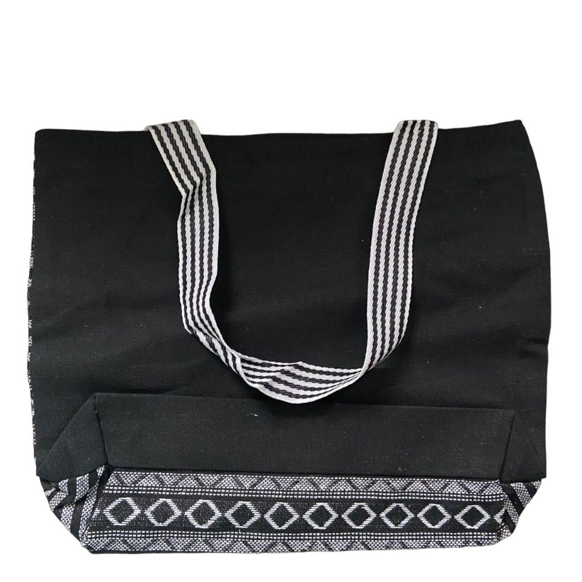 GENERICO - Bolso de tela con cierre 34cm x 41cm x 15 cm