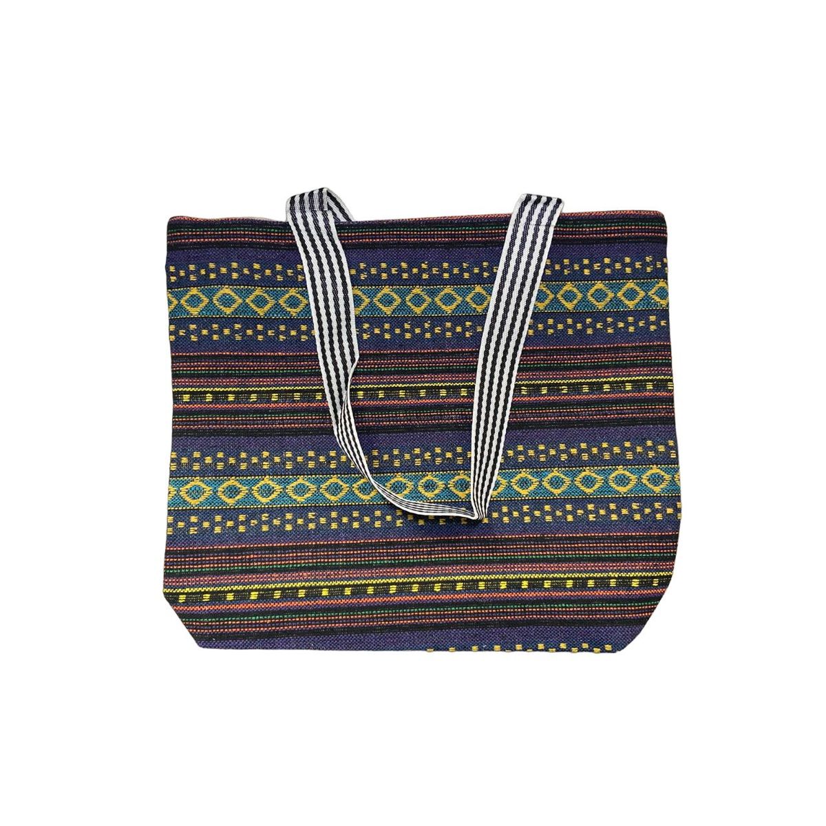 GENERICO - Bolso de tela con cierre 34cm x 41cm x 15 cm