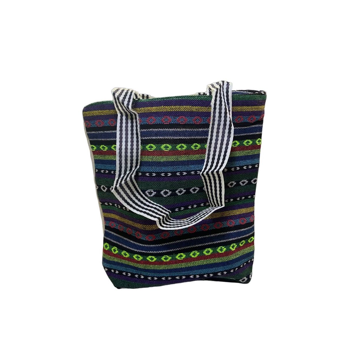 GENERICO - Bolso de tela con cierre 34x31x12 cm