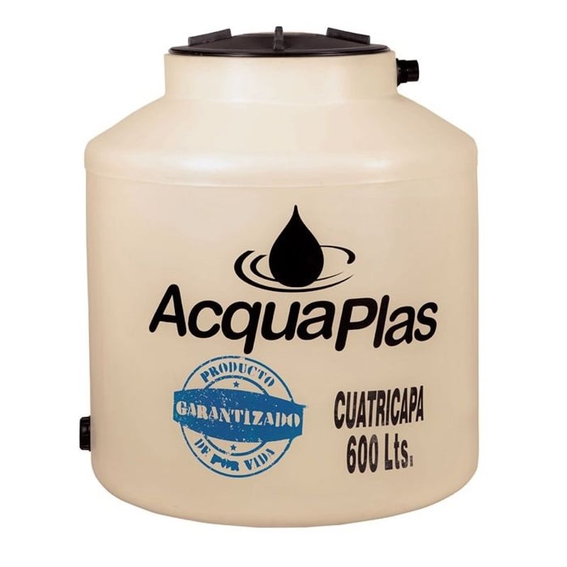 ACQUAPLAS - TANQUE PARA AGUA  ACQUAPLAS 600 L BEIGE + ACCESORIOS