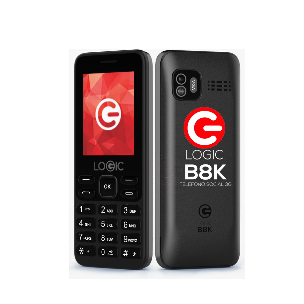 LOGIC - LOGIC B8K SOCIAL CONECTIVIDAD 3G COLOR NEGRO