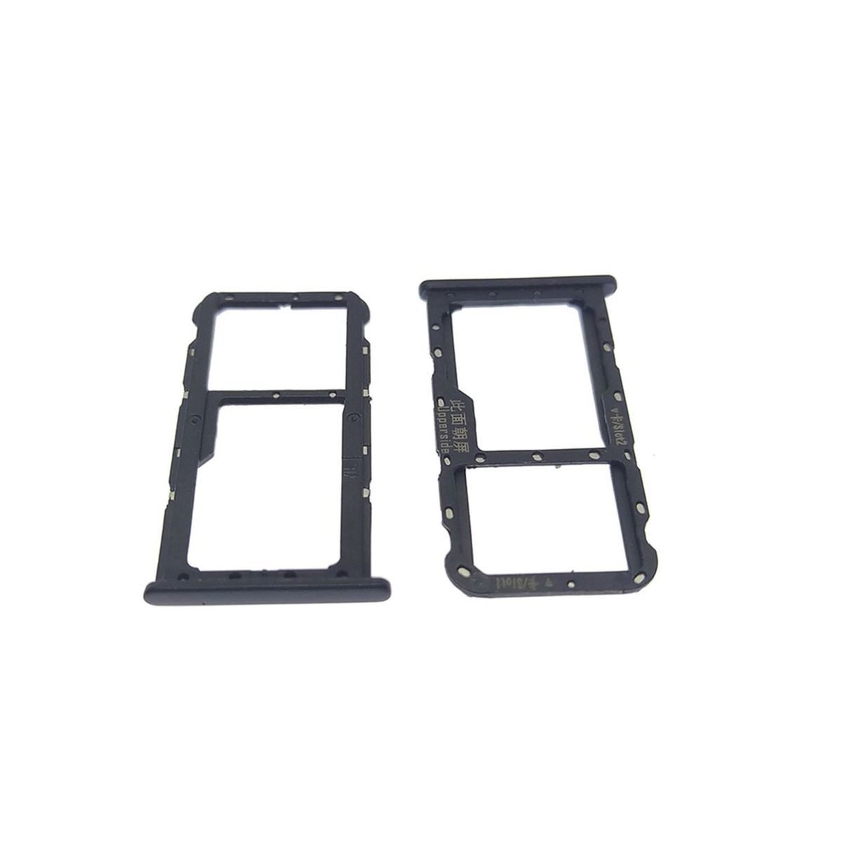 GENERICO - Repuesto Bandeja SIM Micro SD HUAWEI MATE 10 LITE - NEGRO.