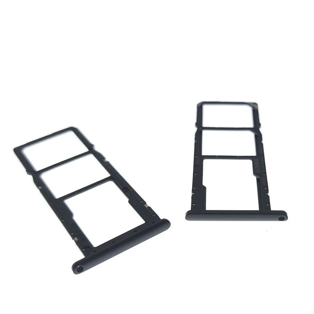 GENERICO - Repuesto Bandeja SIM Micro SD HUAWEI Y6 2019 - NEGRO.