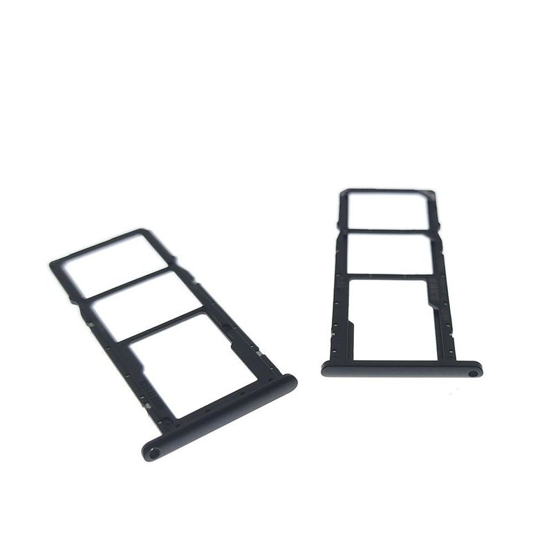 GENERICO - Repuesto Bandeja SIM Micro SD HUAWEI Y6 2019 - NEGRO.