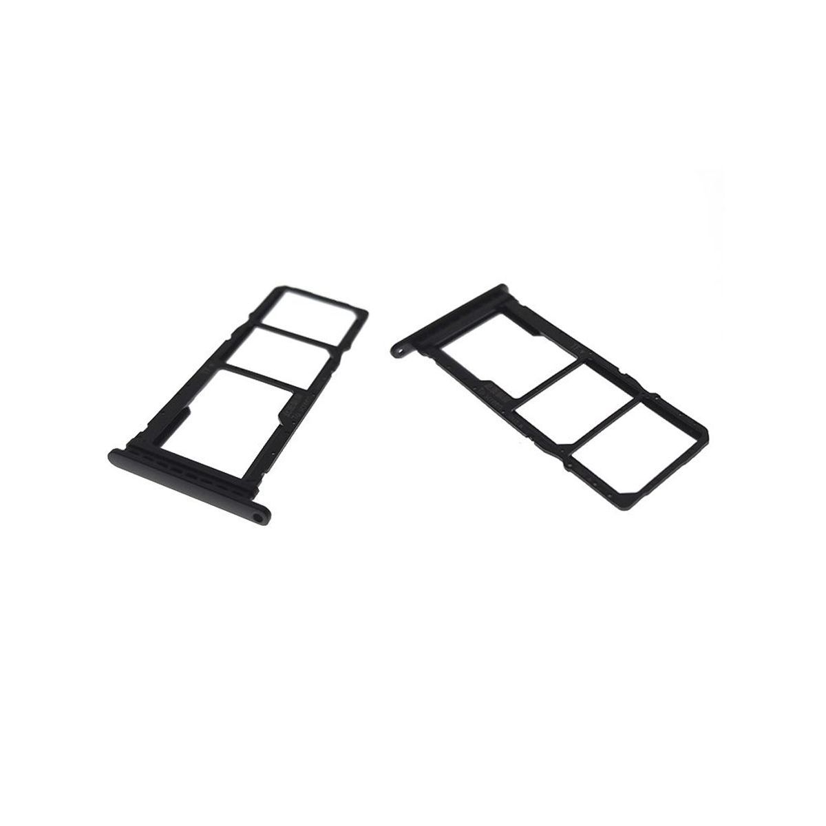 GENERICO - Repuesto Bandeja SIM Micro SD HUAWEI Y6P - NEGRO.