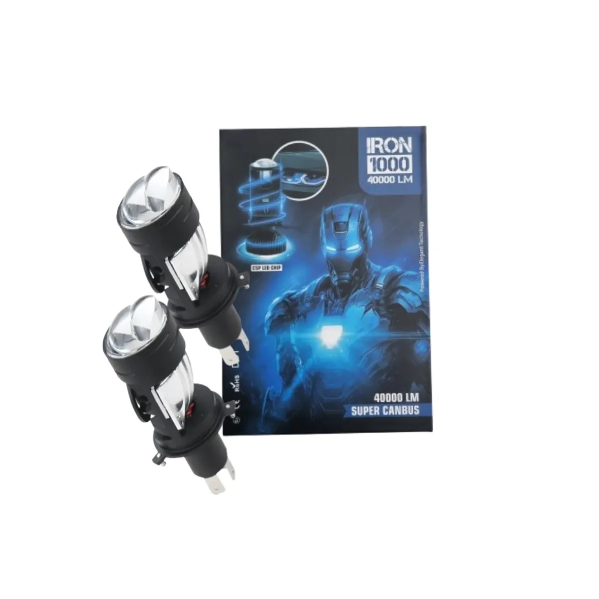 KOBO - Kit Foco Led Cambus Csp Lupa H4 Proyector Premium Alta Baja