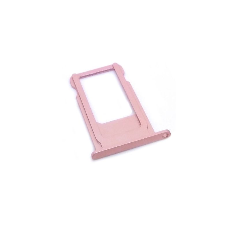 GENERICO - Repuesto Bandeja SIM IPHONE 6S - ORO ROSA.