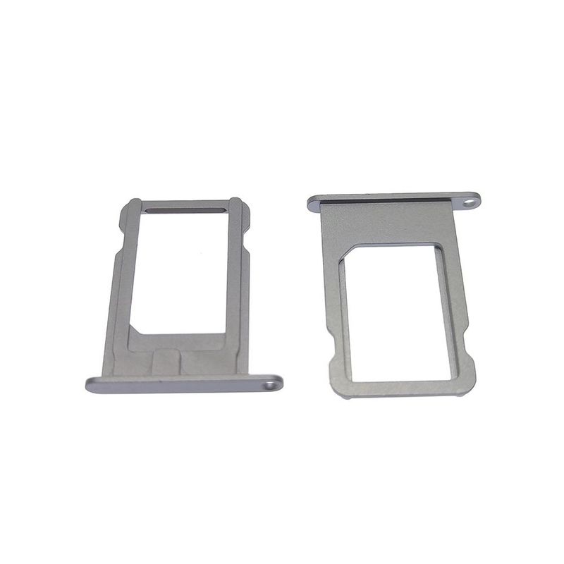 GENERICO - Repuesto Bandeja SIM IPHONE 5S - GRIS.