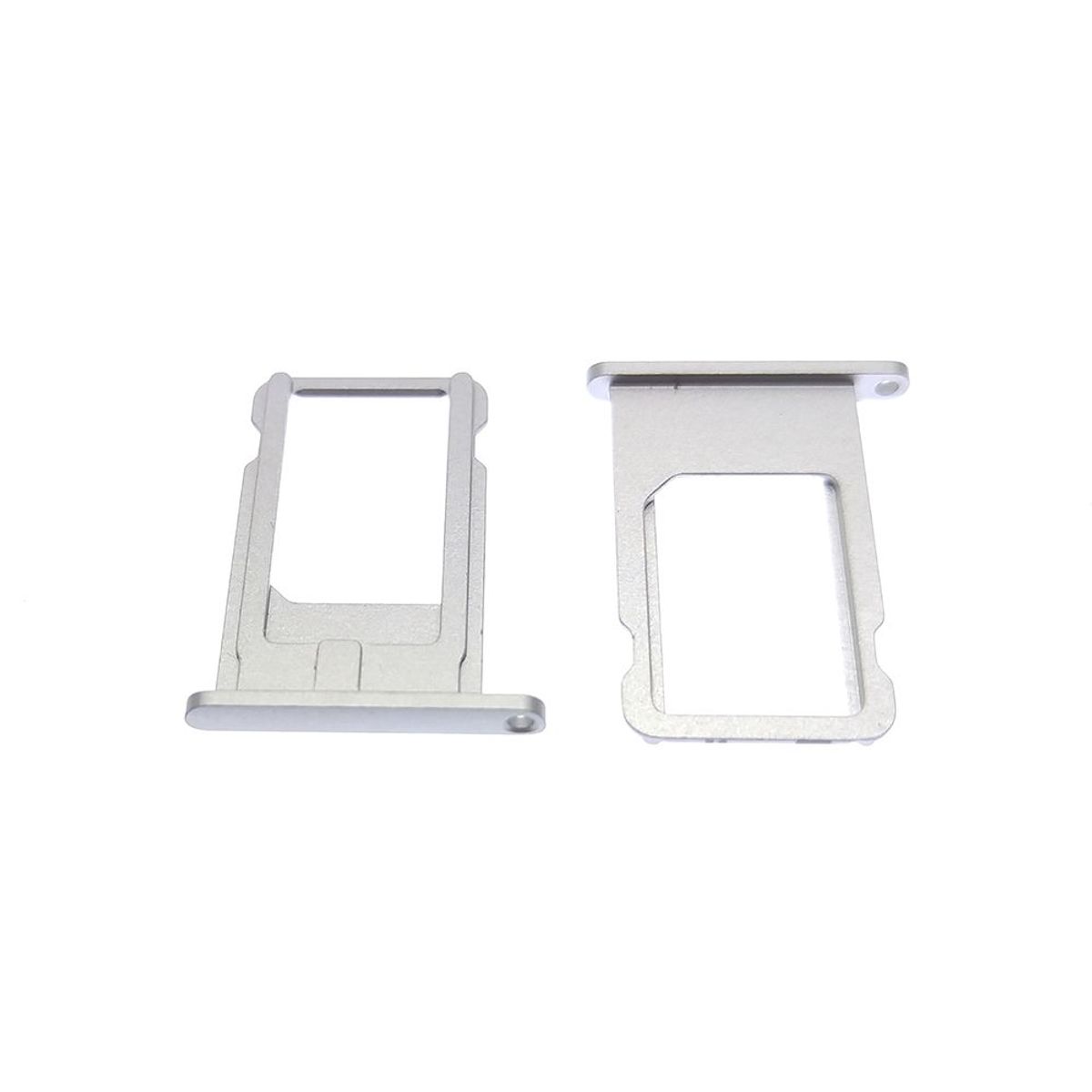 GENERICO - Repuesto Bandeja SIM IPHONE 6 - PLATEADO.