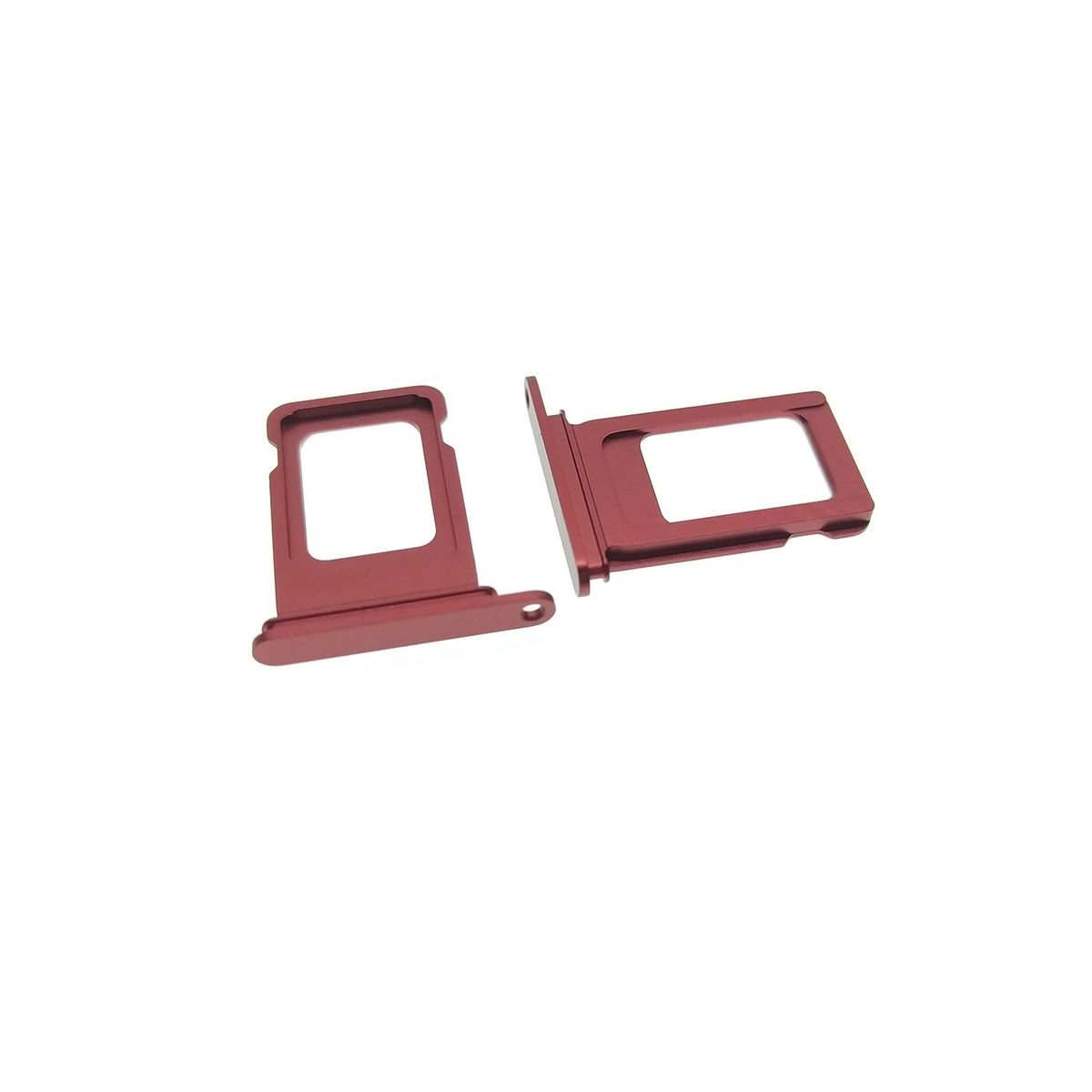 GENERICO - Repuesto Bandeja SIM IPHONE 12 DUAL - ROJO.