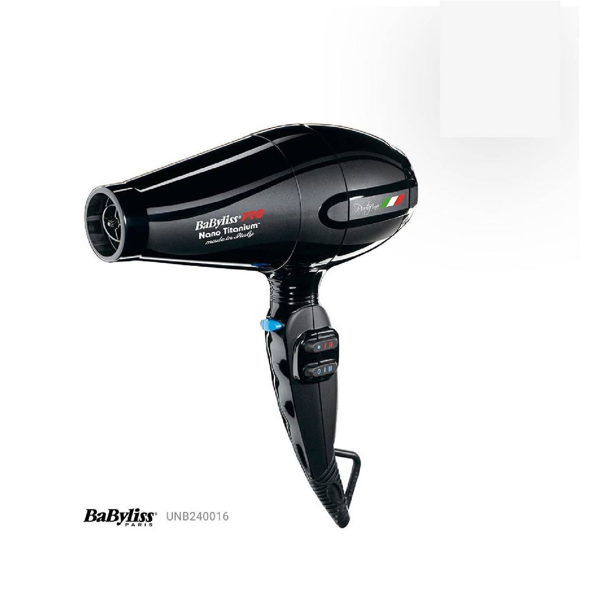 BABYLISS PRO - Secadora Profesional Babyliss Pro Nano Titanium Black BABNT6610NPE