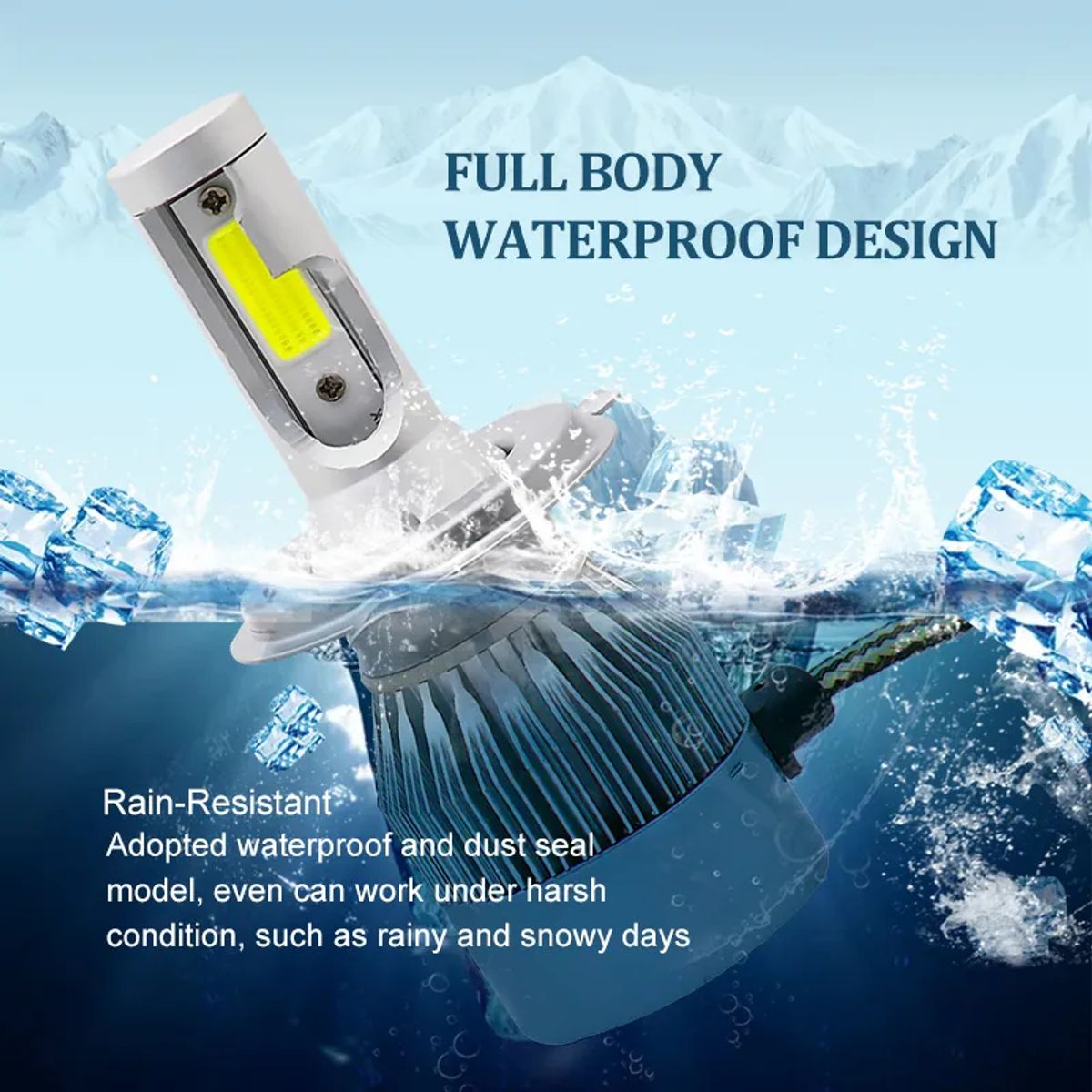 KOBO - Kit Led C6 Faro Auto Moto Tecnologia Alemana h4