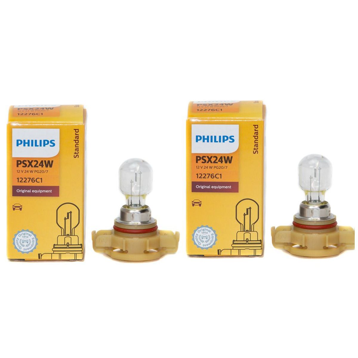 PHILIPS - Foco Philips Psx24w 12276c1 12v 24w pg20 7   2 unidades
