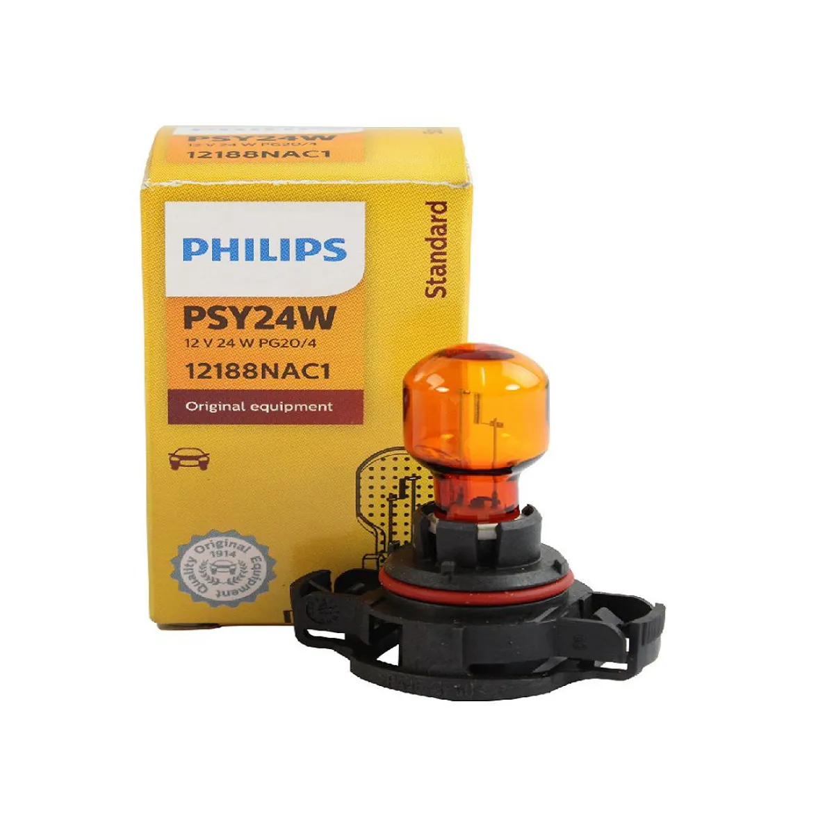 PHILIPS - Foco Philips Psy24w Ambar 12188nac1 12v 24w pg20 4