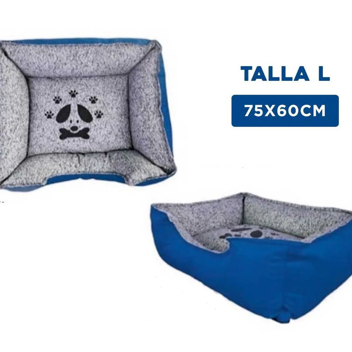 GENERICO - Colchoneta Premium Pet Azul Talla L