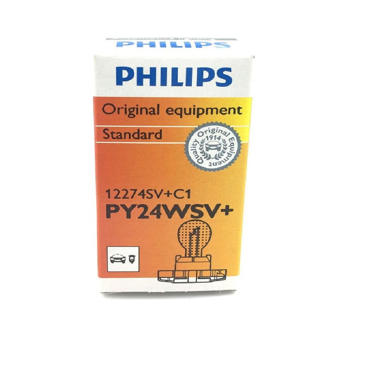 PHILIPS - Foco Philips Py24wsv Ambar 12274sv c1 12v 24w pg20 4