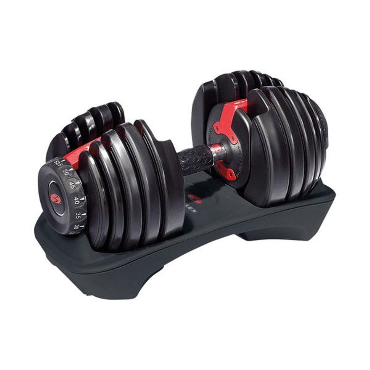 NO LOGO - MANCUERNA AJUSTABLE DE HASTA 24 KG CON BASE