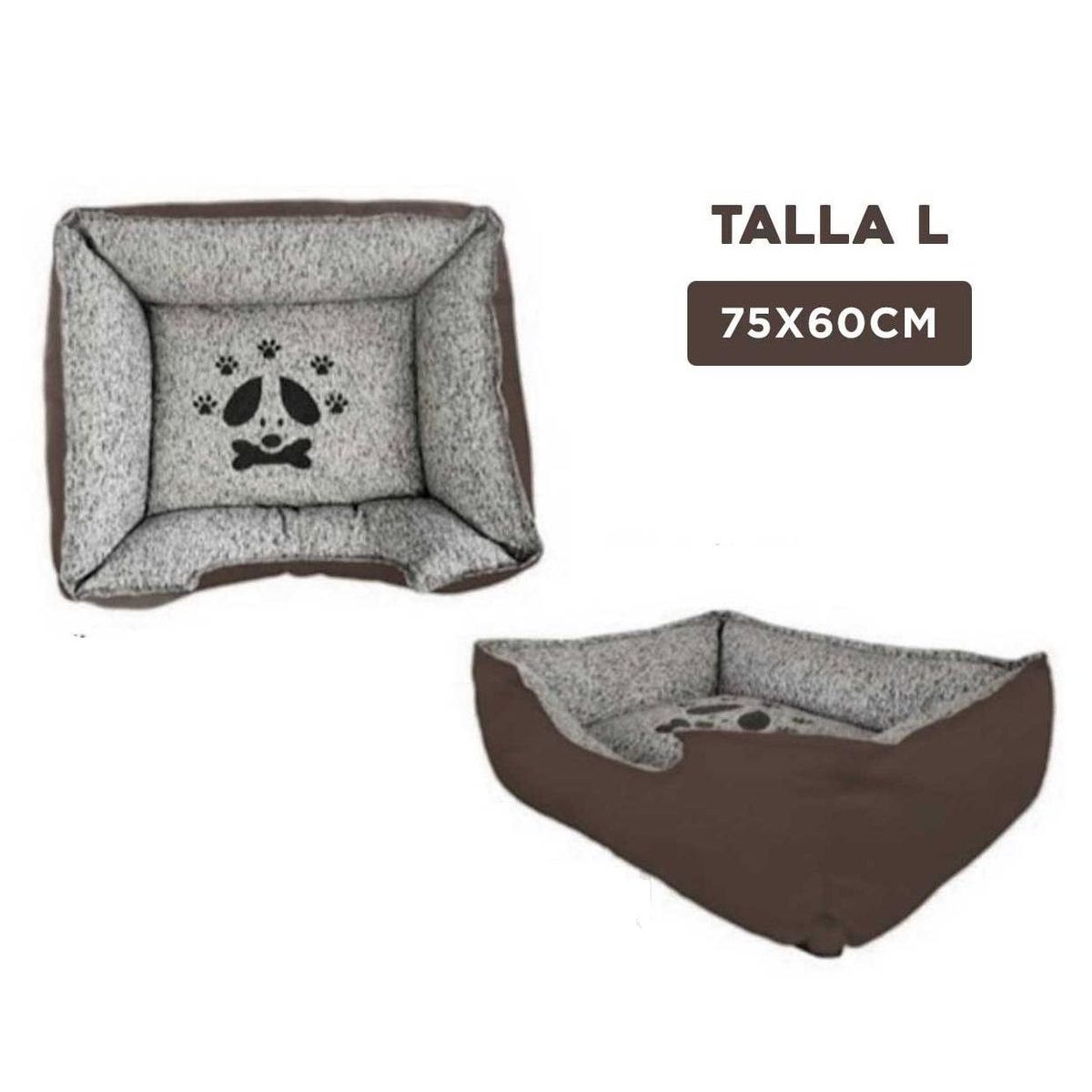 GENERICO - Colchoneta Premium Pet Marron Talla L