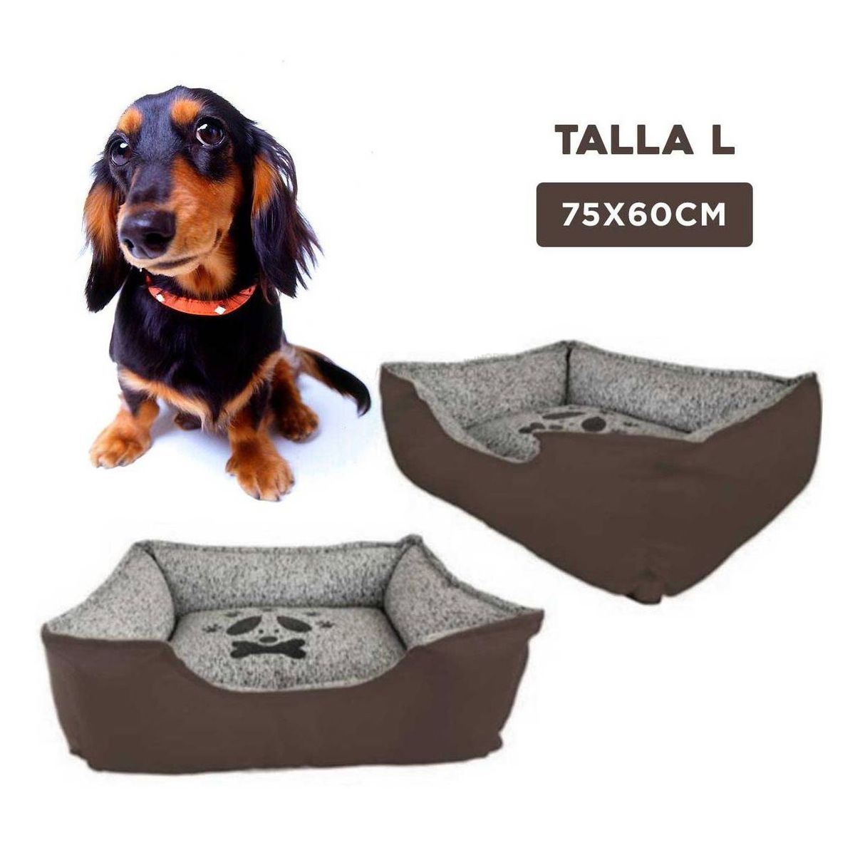 GENERICO - Cama Invierno Pet Marron Talla L