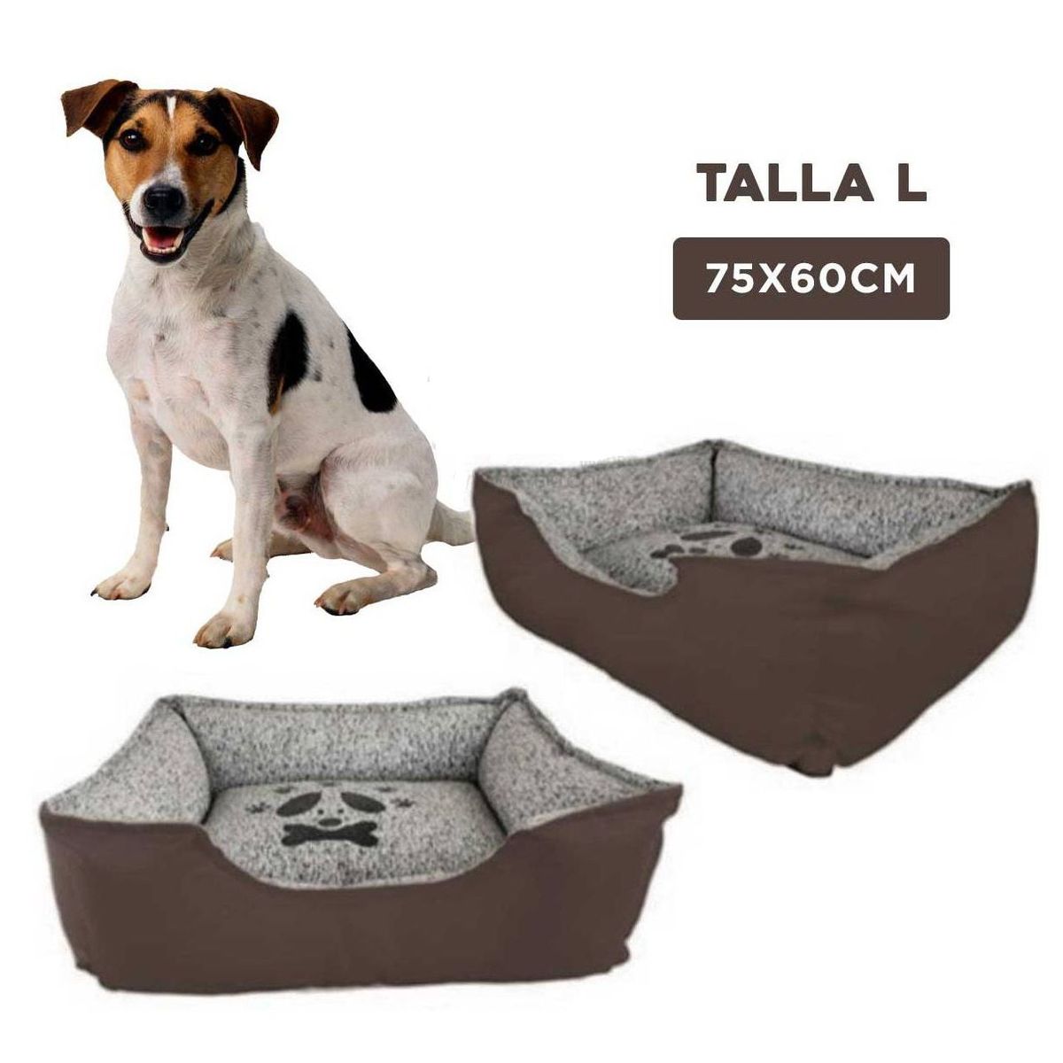 GENERICO - Cama Invierno Pet Marron Talla L