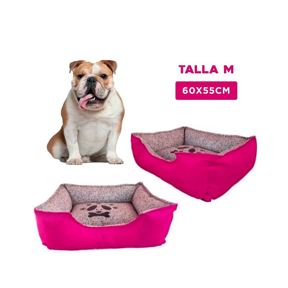 GENERICO - Cama Invierno Pet Fucsia Talla M