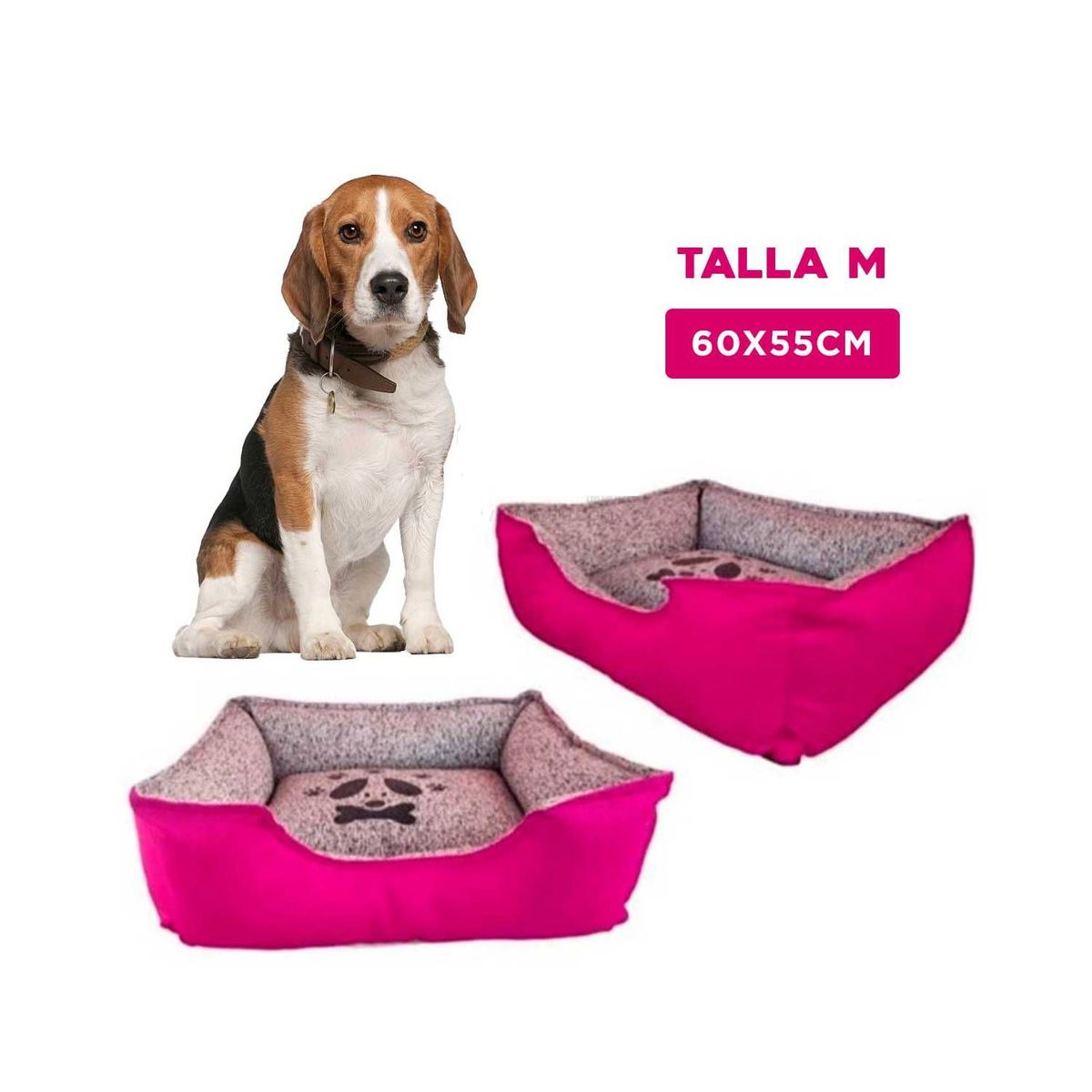 GENERICO - Cama Invierno Pet Fucsia Talla M