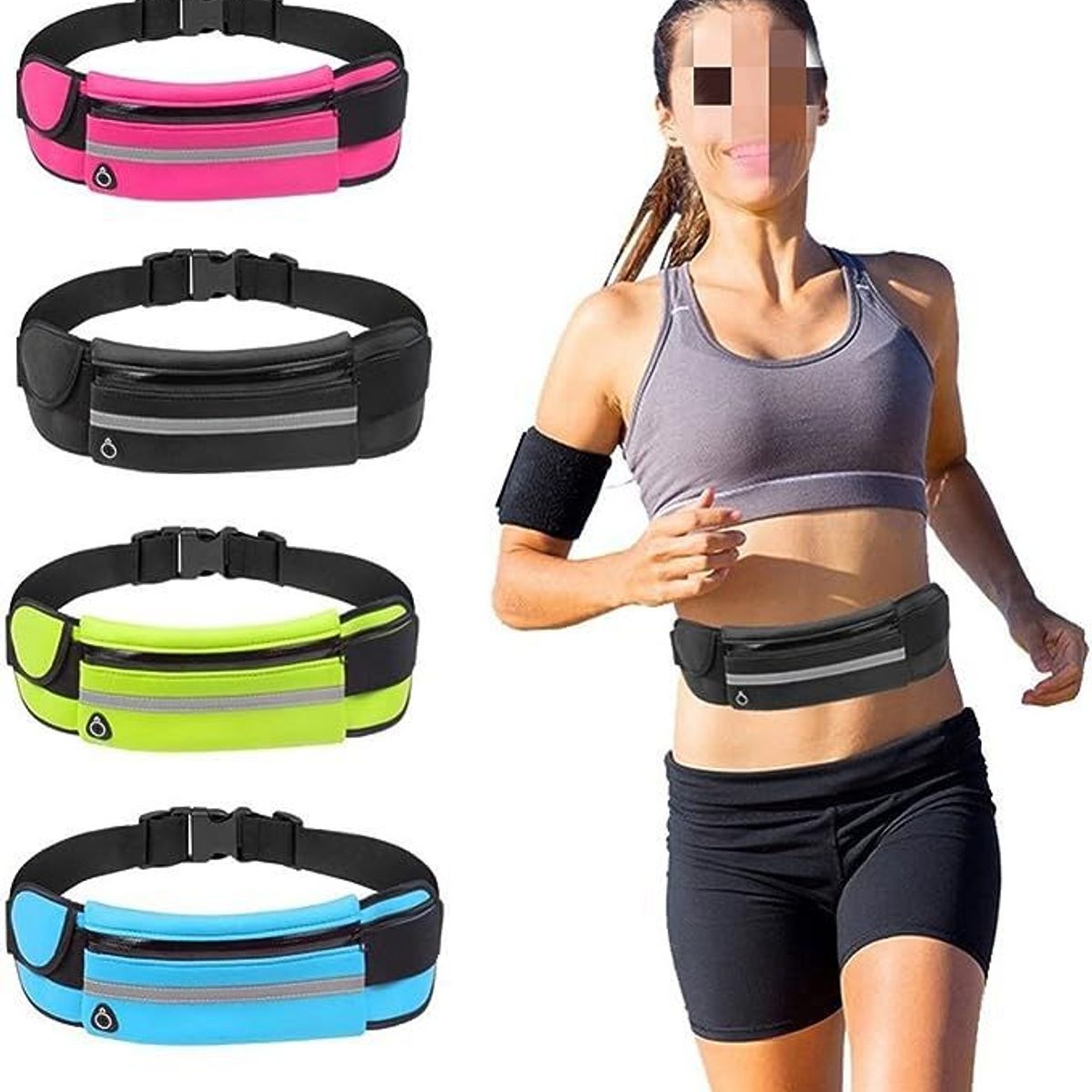 IMPORTADO MC - Riñonera Deportiva Multiusos Para Mujeres Y Hombres