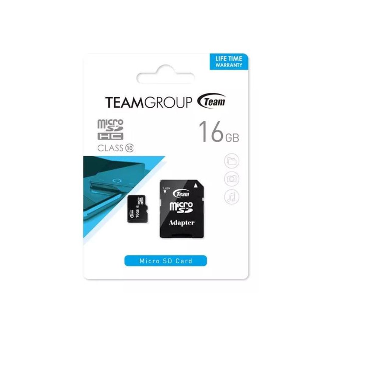 TEAMGROUP - Memoria MicroSD Teamgroup 16 Gb - Negro