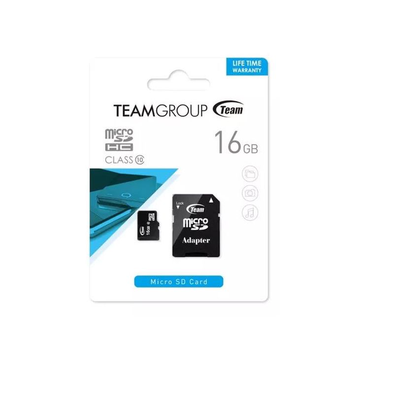 TEAMGROUP - Memoria MicroSD Teamgroup 16 Gb - Negro