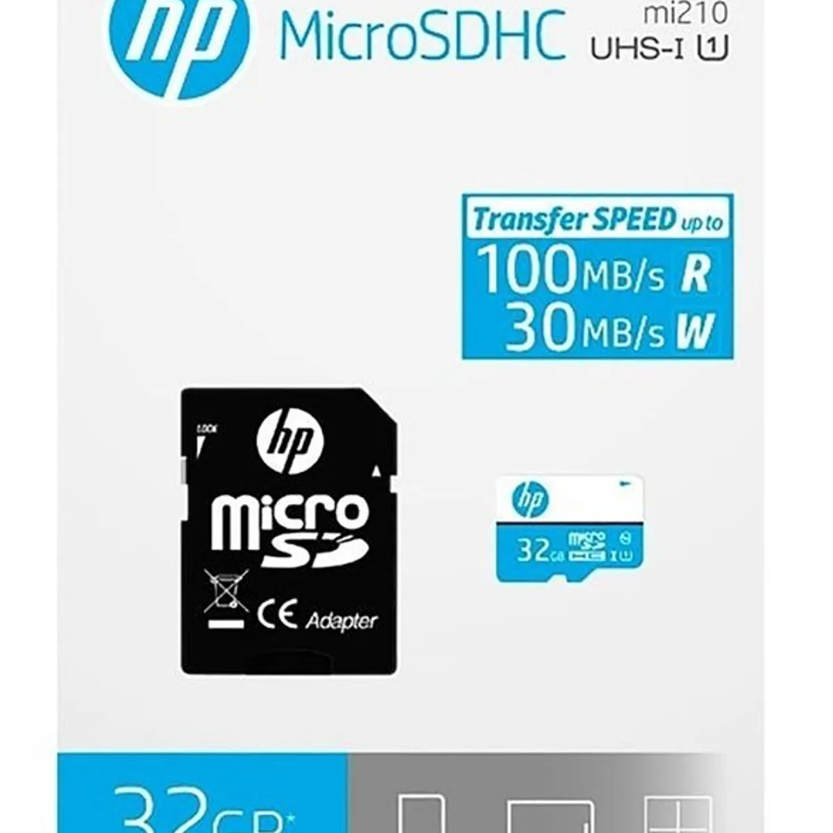HP - Memoria HP Micro SDHC 32GB   - Negro