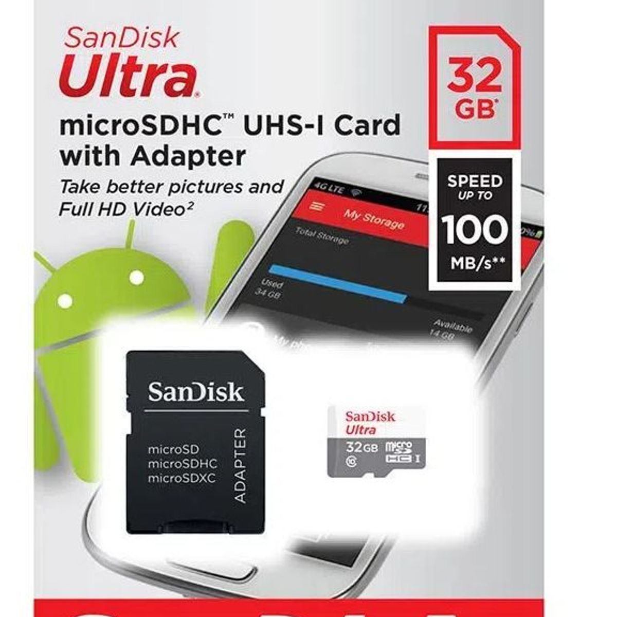 SANDISK - Memoria Flash Sandisk Ultra Microsdhc 32 gb