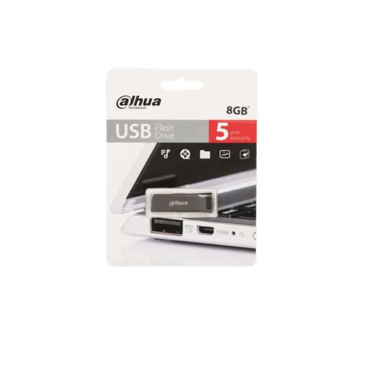 DAHUA - Memoria Usb Dahua Flash Drive  8GB  - Plomo