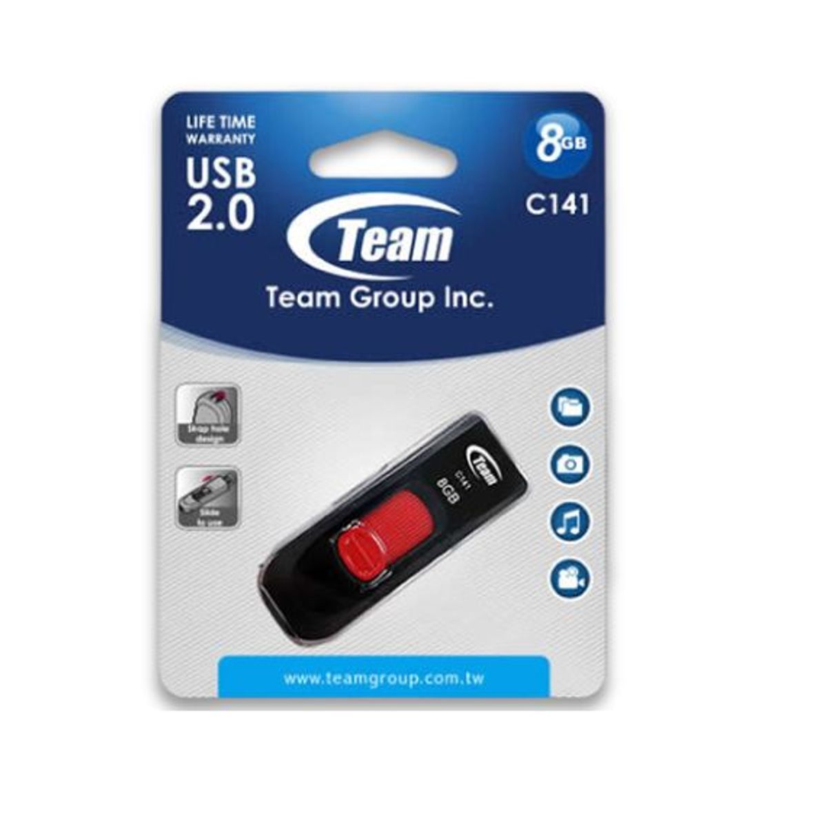 TEAM GROUP - Memoria Usb Team Group C141 8 gb