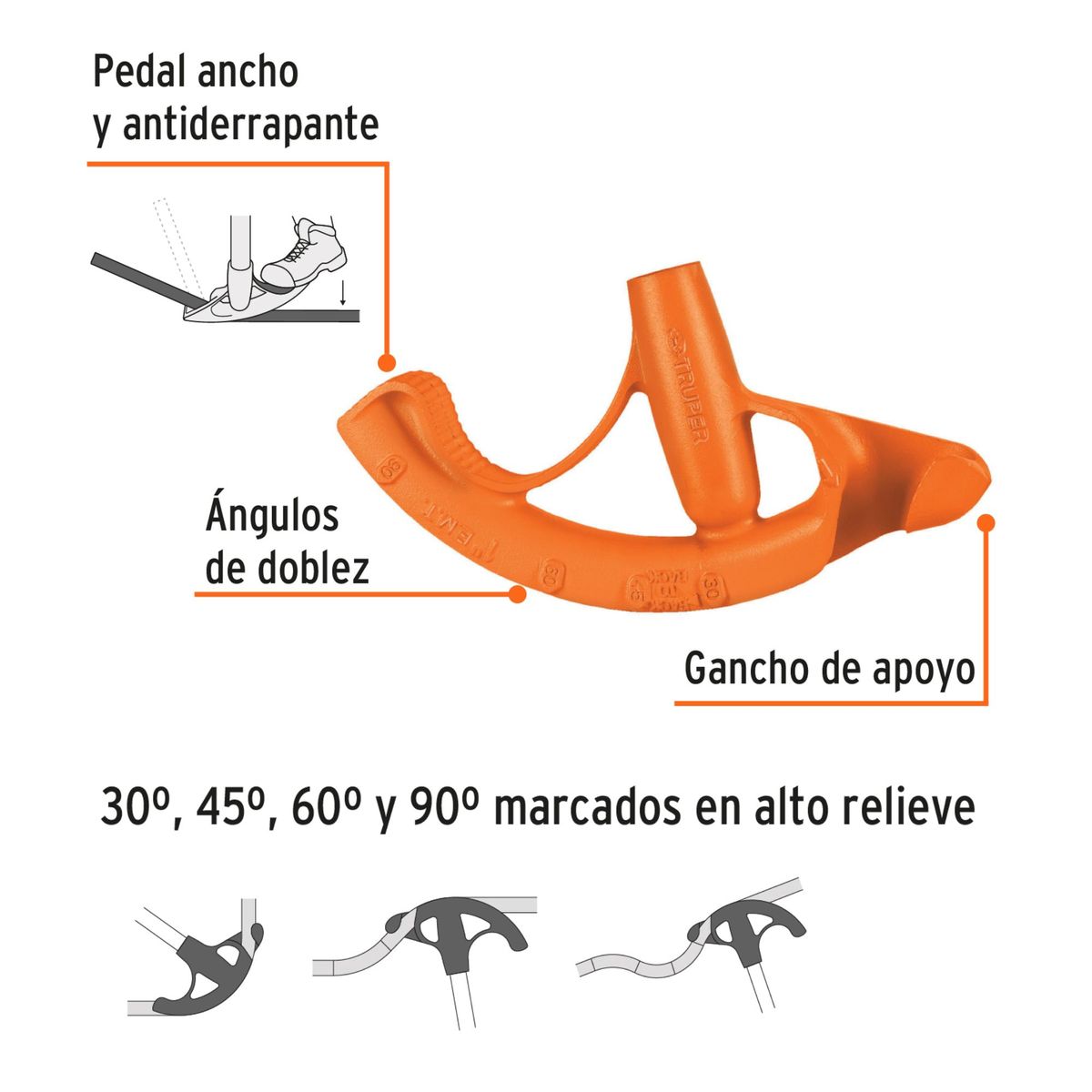 TRUPER - Doblador de tubo conduit EMT 1 " Truper