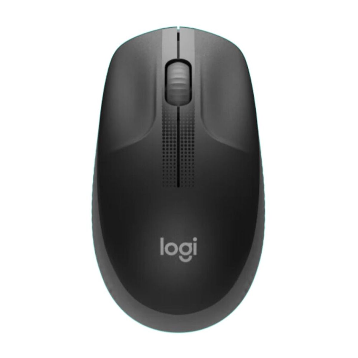 LOGITECH - Logitech M190 Mouse Inalámbrico Ergonómico USB de Tamaño Normal -Negro