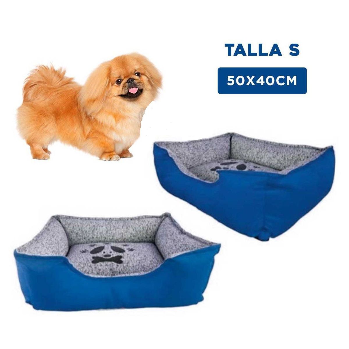 GENERICO - Cama Premium Azul Talla S