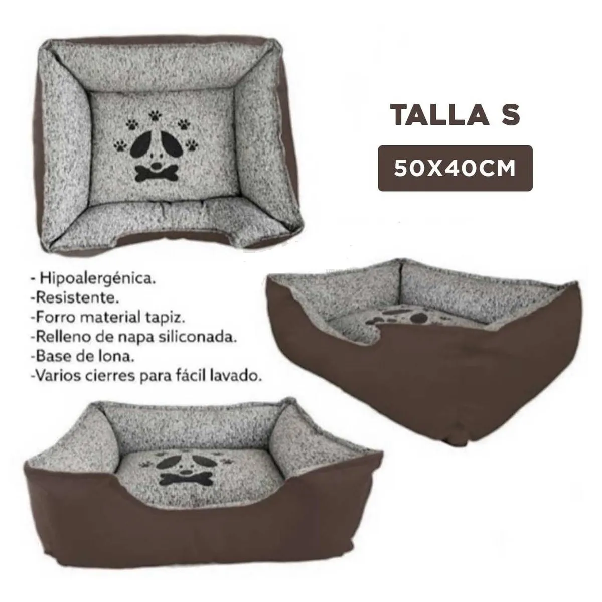 GENERICO - Cama Premium Marron Talla S