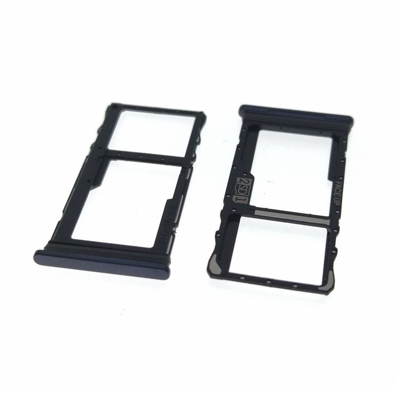 GENERICO - Repuesto Bandeja SIM Micro SD MOTO G50 - NEGRO.