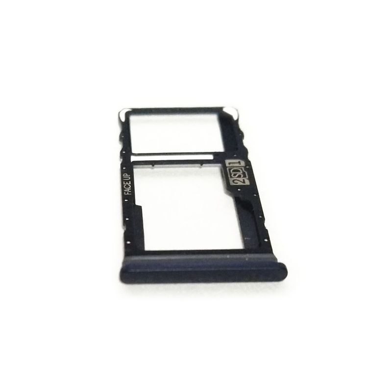 GENERICO - Repuesto Bandeja SIM Micro SD MOTO G50 5G - AZUL.