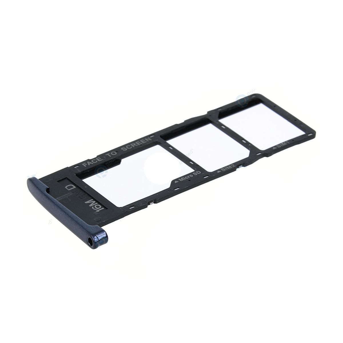 GENERICO - Repuesto Bandeja SIM Micro SD MOTO G6 PLUS - AZUL.