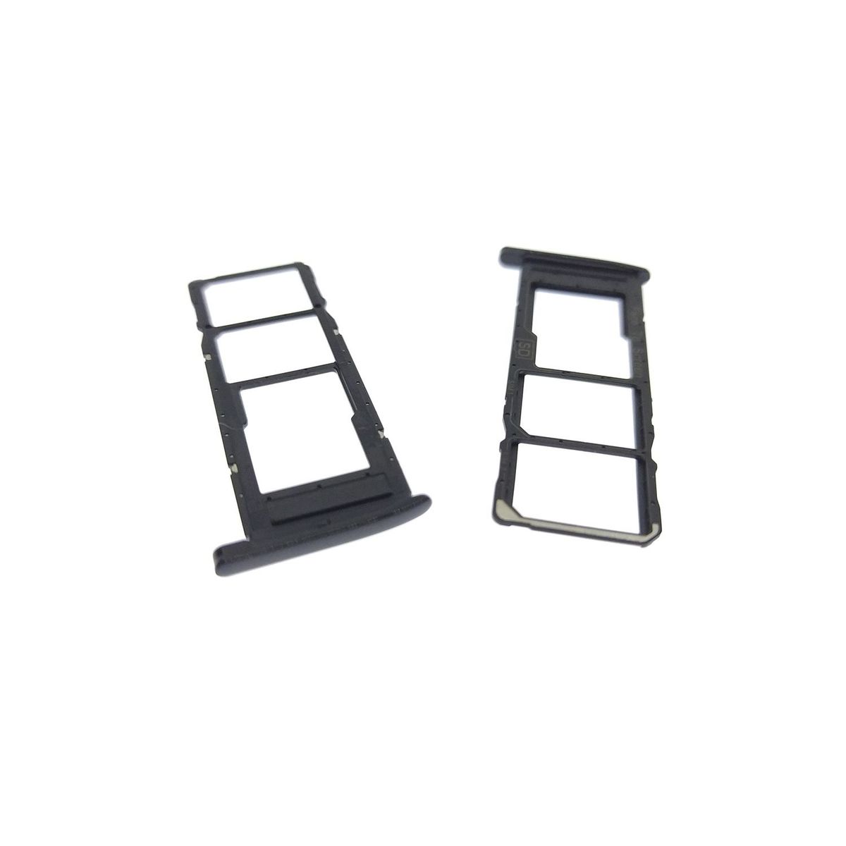 GENERICO - Repuesto Bandeja SIM Micro SD MOTO G7 PLUS - NEGRO.