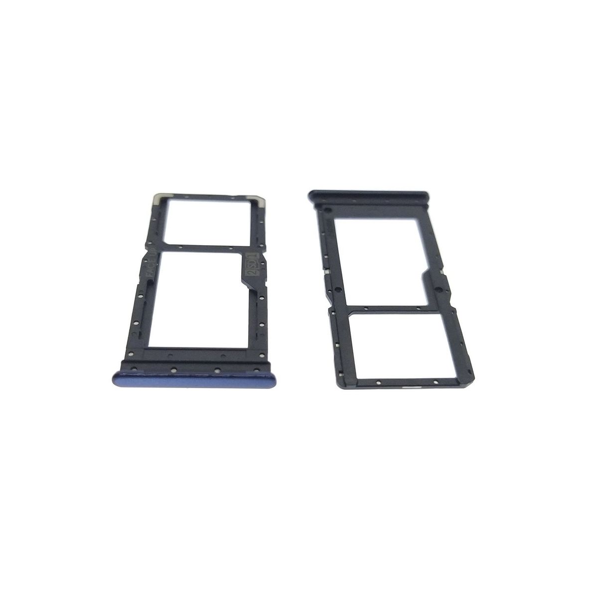 GENERICO - Repuesto Bandeja SIM Micro SD MOTOROLA G9 PLUS - AZUL.