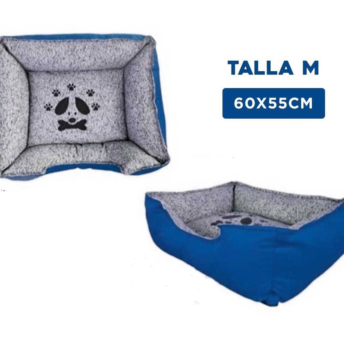 GENERICO - Colchoneta Premium Pet Azul Talla M