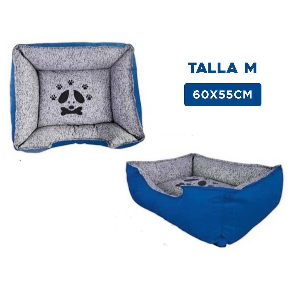 GENERICO - Colchoneta Premium Pet Azul Talla M