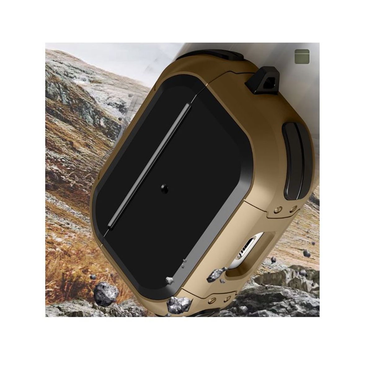 CASE - Funda Protector Case Cover Anti-shock Rugged AirPods Pro 1era 2da Gen