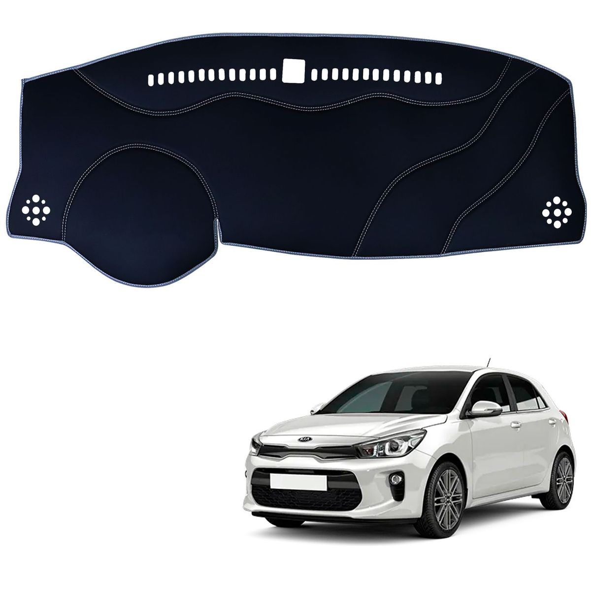TECGO - PROTECTOR TAPETE PARA TABLERO TIPO KIA RIO 2021-2022